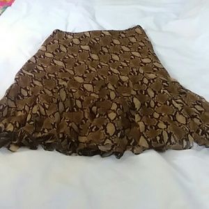 Ralph Lauren Snake Print Skirt  Sz P M